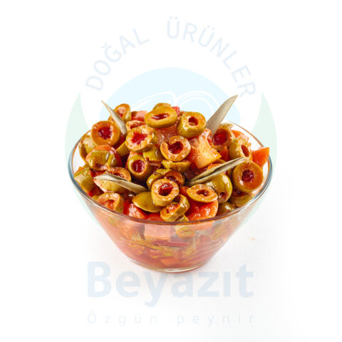 زيتون أخضر شرايح