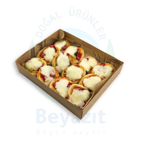 بوكس ميني بيتزا  بالدقيق الاسمر 12قطعة